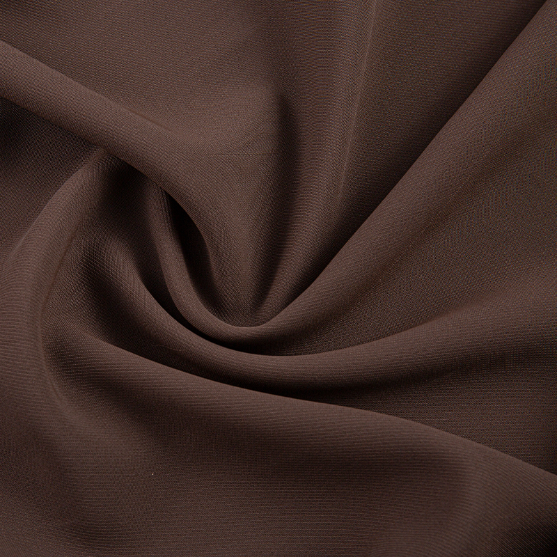 HY297 Mørkebrun 260GSM 150D mat filament 4-sidet stretch dobbeltlags stof polyester 4 vejs stretch stof til badetøj