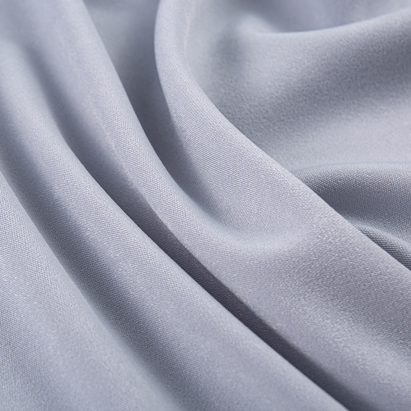 HY275 Grå polyester-spandex komposit silke isblomst fløjlsstof