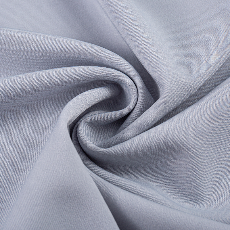 HY275 Grå polyester-spandex komposit silke isblomst fløjlsstof