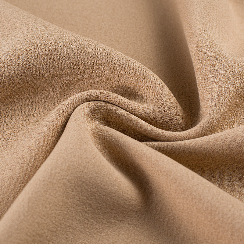 HY051 False Twist dobbeltlags silkeblandet stof