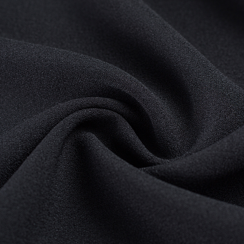 HY127 Elastisk crepe (mønster linned) 4-vejs strækstof